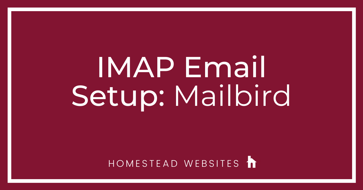 IMAP Email Setup: Mailbird