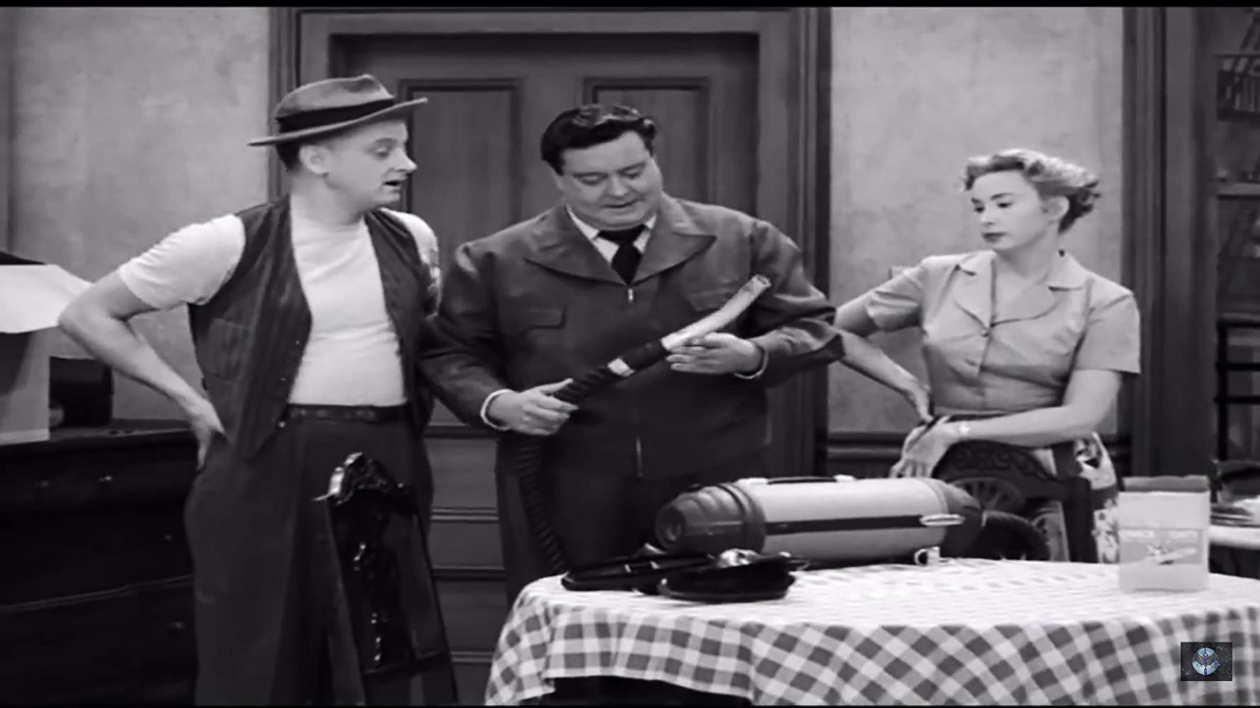 Jackie Gleason Art Carney and Audrey Meadows in The Honeymooners 1955