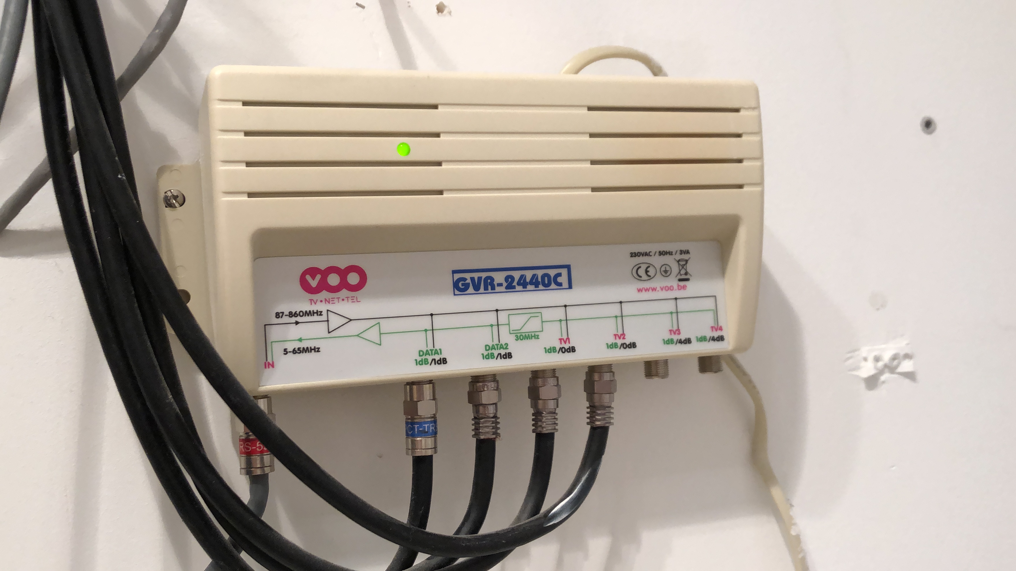 ‎Nouveau signal et cable de liaison prise/tv Le Forum VOO