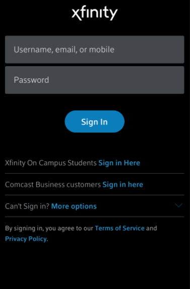 Comcast 2025 login streaming