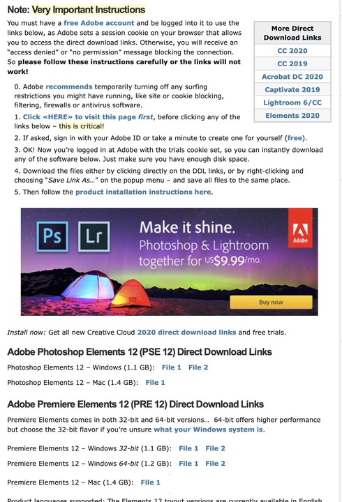 How Can I Find Photoshop Elements To Reinstall On My New Computer Adobe Photoshop Family