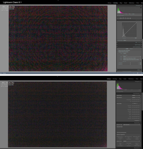 Lightroom Cc Circular Banding In Shadows With Lens Correction Adobe Photoshop Family