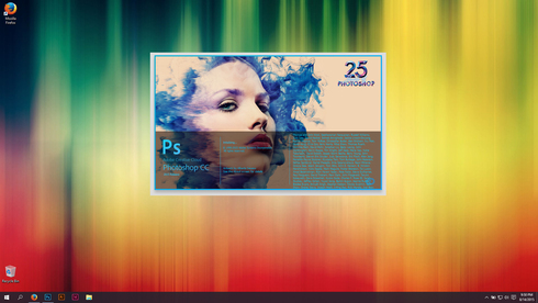 Photoshop Cc 15 Grey Border Around Splash Screen Adobe Photoshop Family