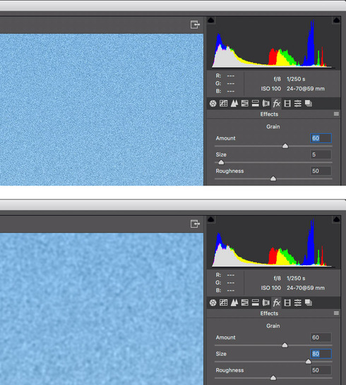 Bug Camera Raw Filter Artificial Noise Size Not Working Adobe Photoshop Family