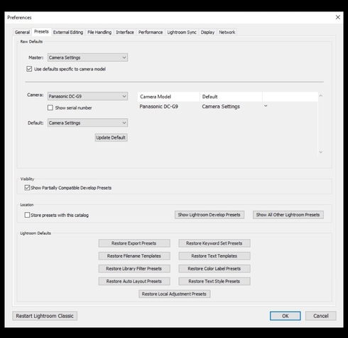 Lightroom Classic Converts Some Camera Profiles To Adobe Standard On Raw Import Adobe Photoshop Family