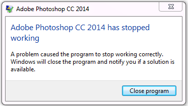 Photoshop Cc 15 2 1 Crashes Randomly When Using Zoom Shortcut Or Saving Adobe Photoshop Family