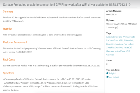 Microsoft Surface Just Not Compatible With Ruckus Ruckus Community