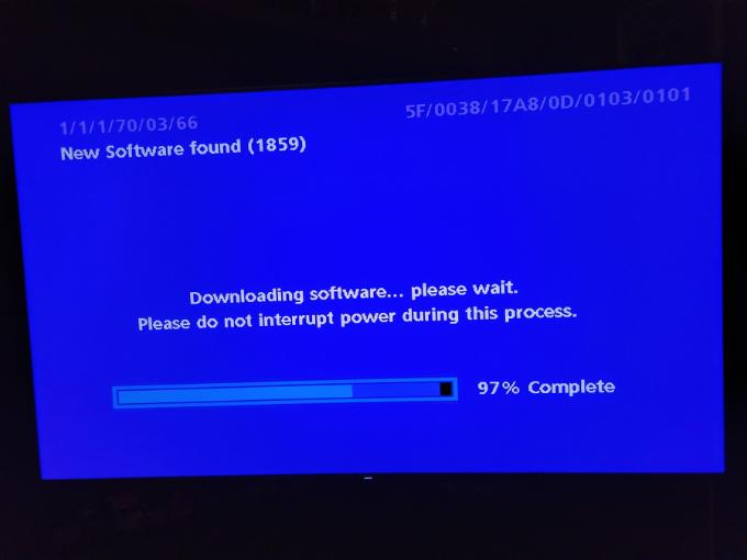 ‎Software update failure for update 0x17A8 HR54/200 DIRECTV