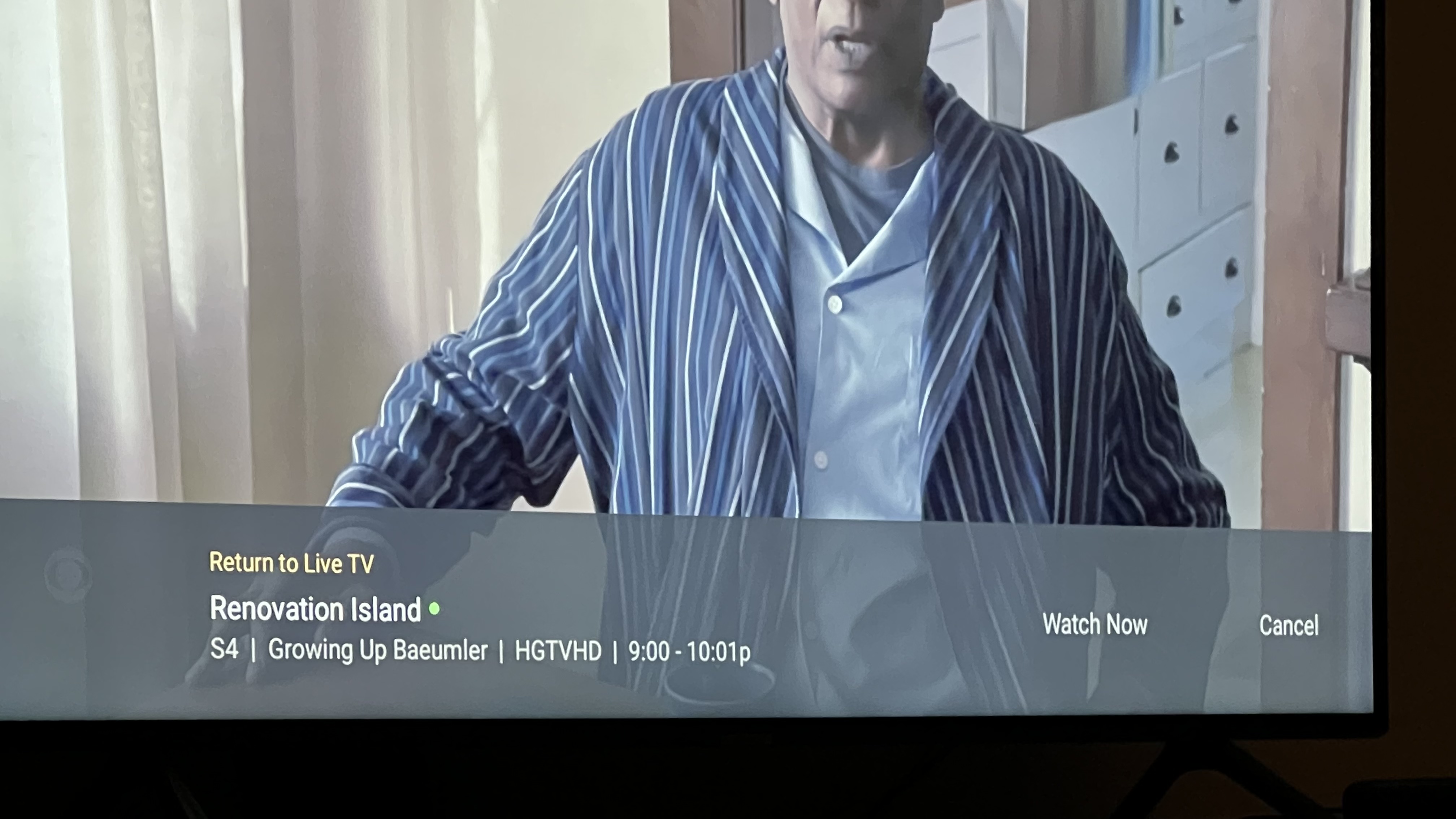 ‎TV Show Banner at Bottom of Screen DIRECTV Community Forums