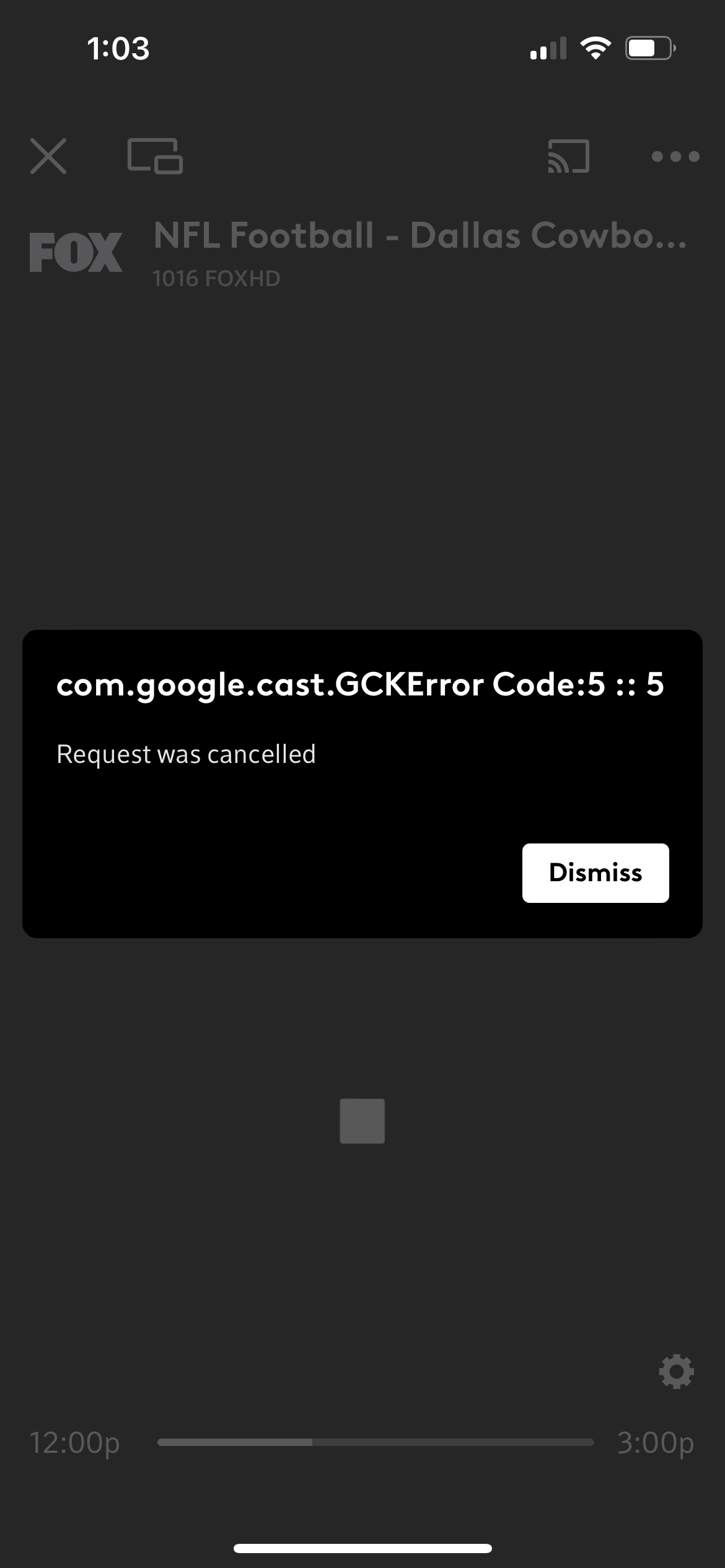 ‎Xfinity Stream App not Casting to VIZIO TV with built in Chromecast