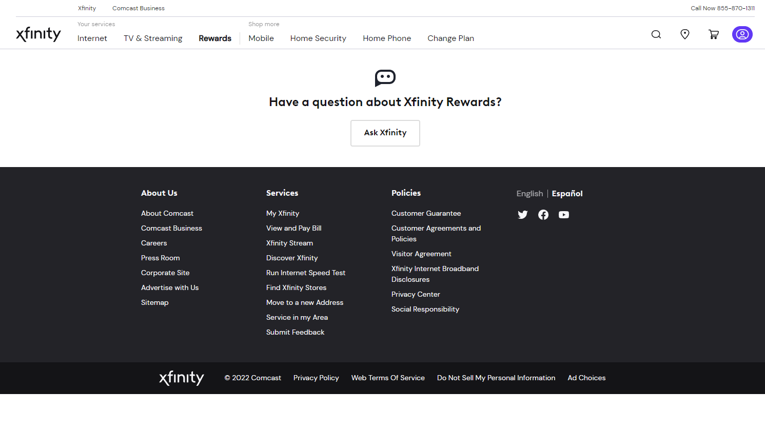  Can t Access Xfinity Rewards Page Xfinity Community Forum
