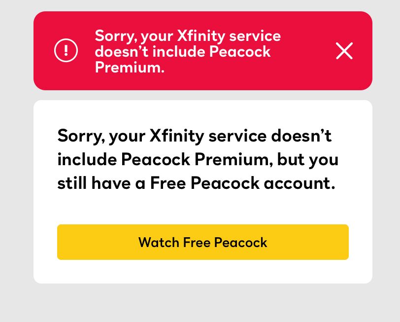 Comcast to End Peacock Premium Free Promotion for Xfinity Customers