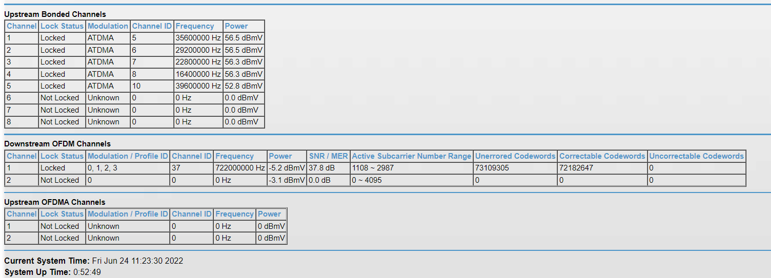 ‎Having random disconnection issue and modem reported errors Xfinity