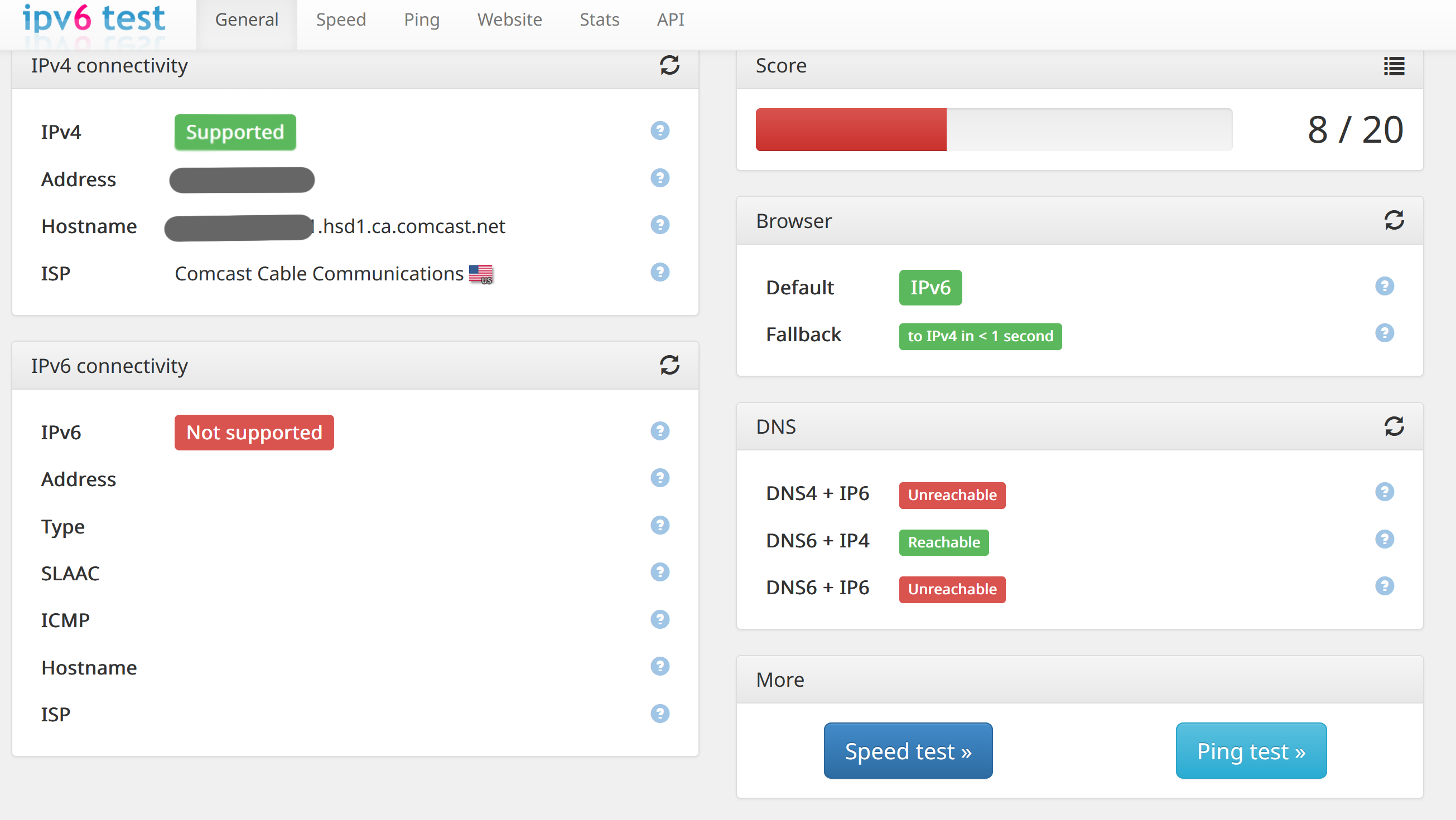 ‎Motorola MB7621 no IPv6 address only IPv4 | Xfinity Community Forum