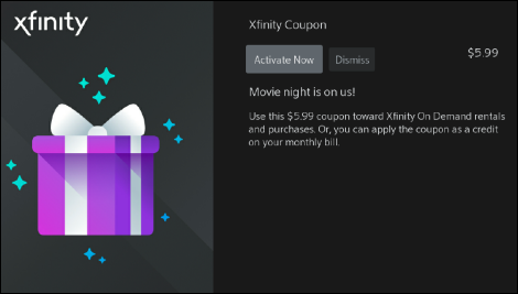 Xfinity On Demand Coupon Not Working Xfinity Community Forum