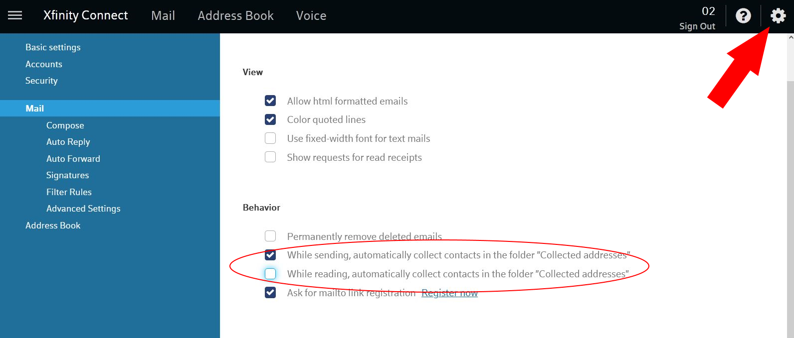 ‎How do I clean out my Collected Addresses Xfinity Community Forum