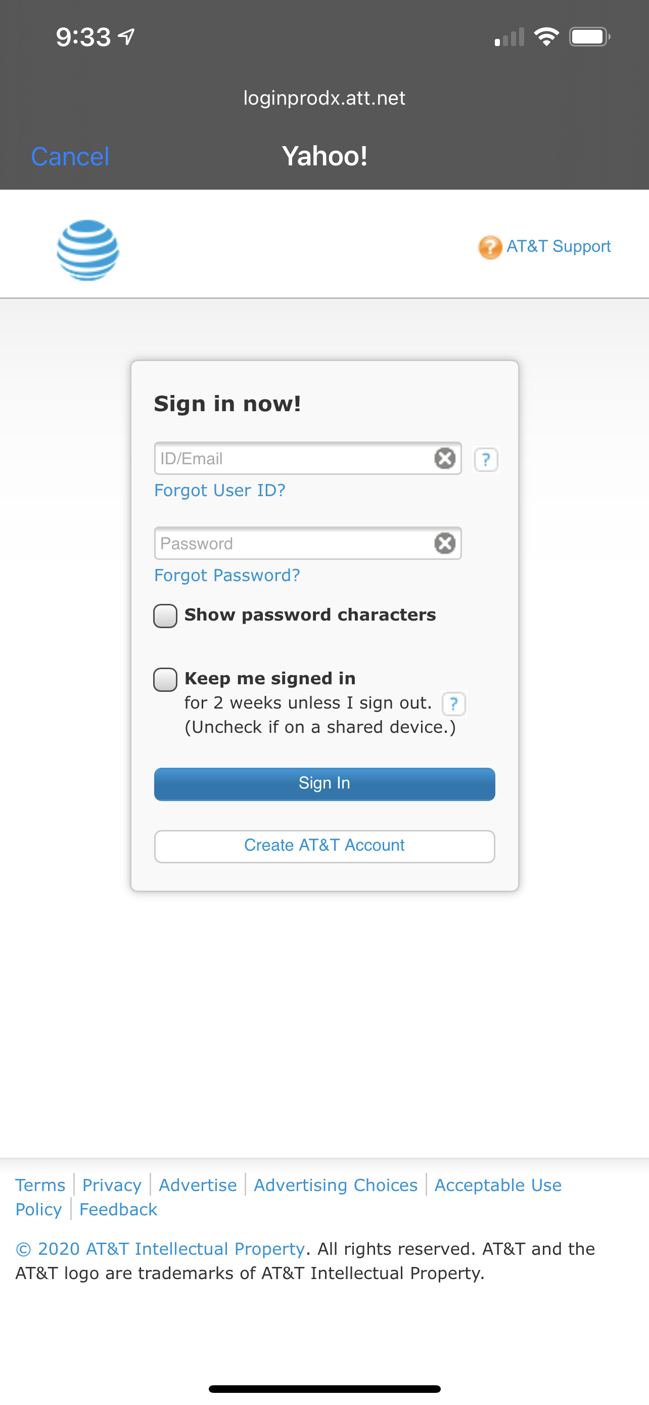 ‎Att email requires new personal password loop | AT&T Community Forums