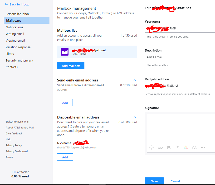 email will not connect via desktop client or mobile apps AT