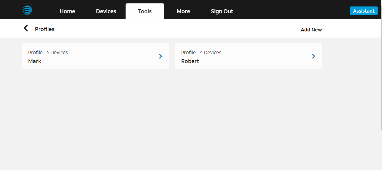 Devices on multiple profiles Smart home manager app AT&T Community