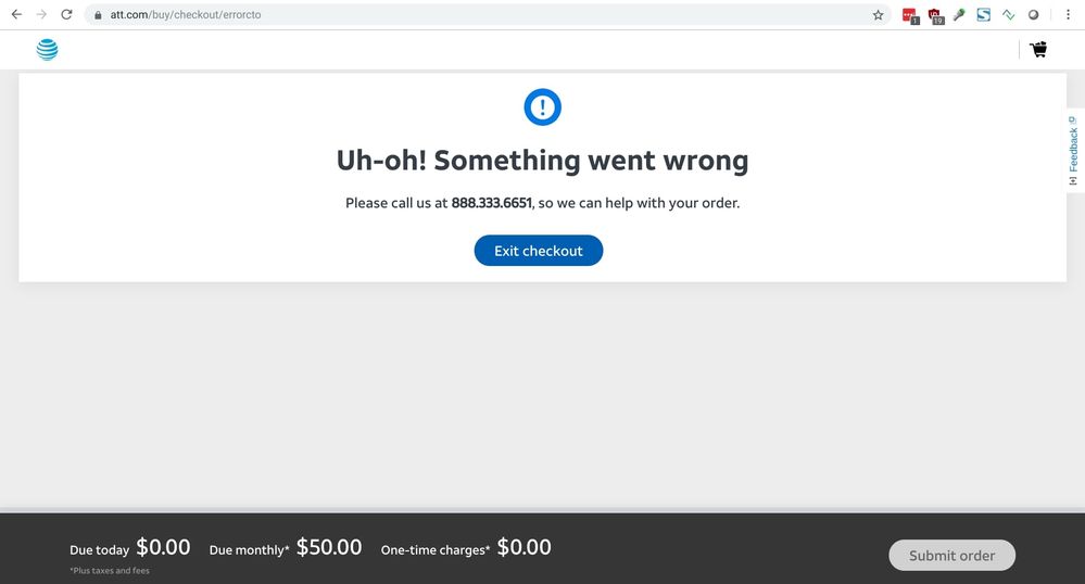 Error Signing Up For At T Internet Service Online At T Community Forums
