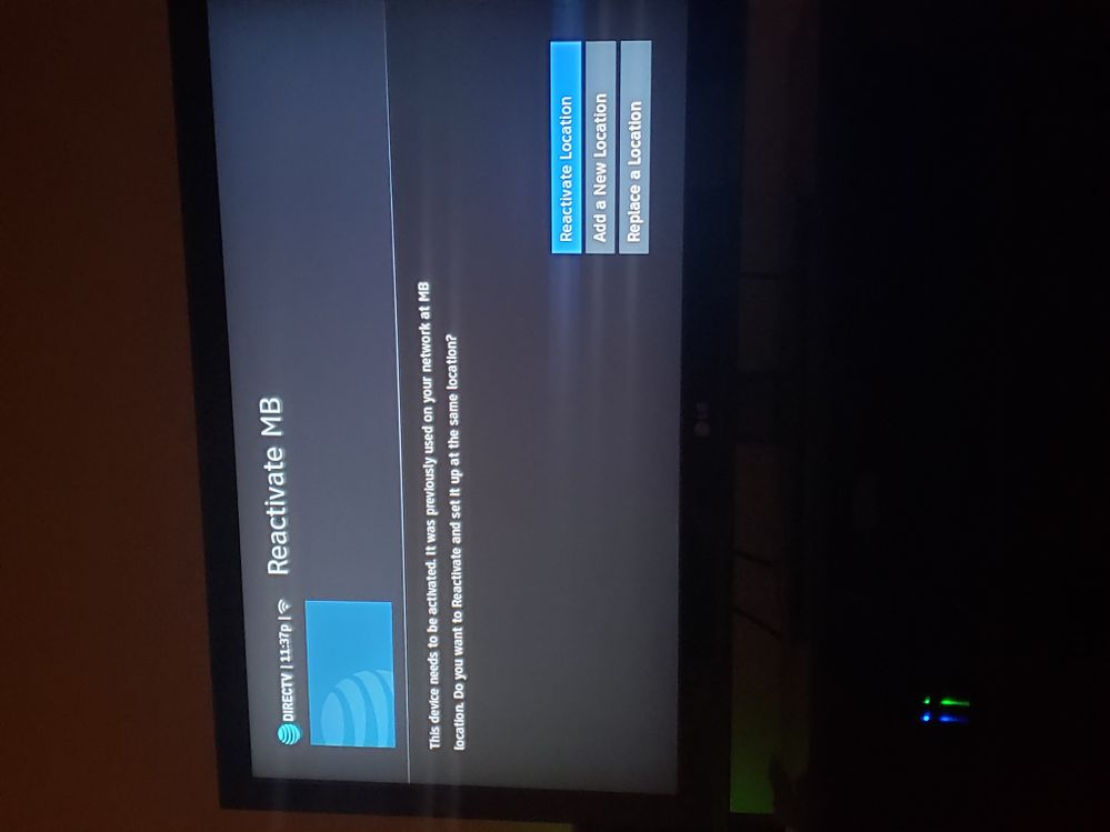 ‎Reactivate receiver DIRECTV Community Forums