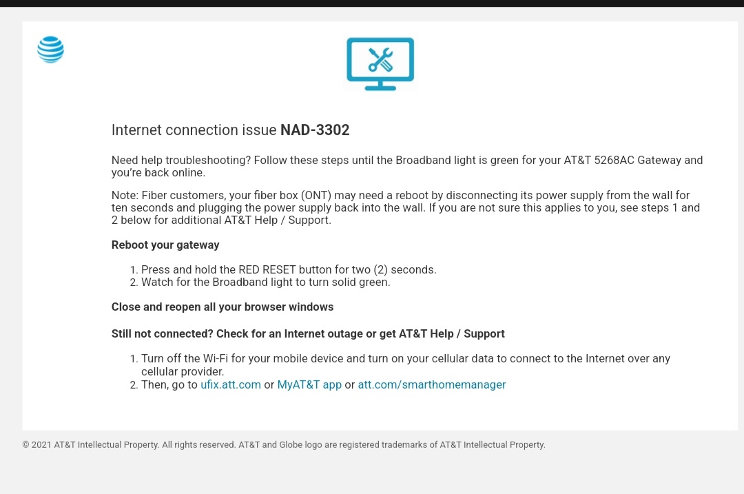 NAD-3302 | AT&T Community Forums