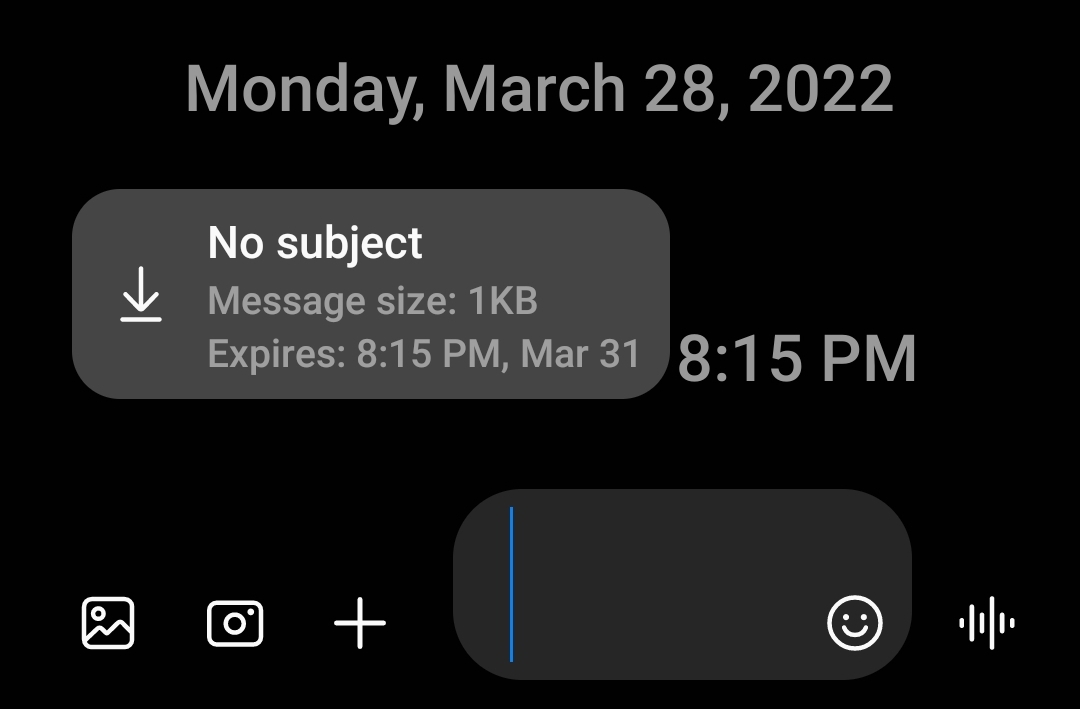 No subject" text messages don't download AT&T Community Forums