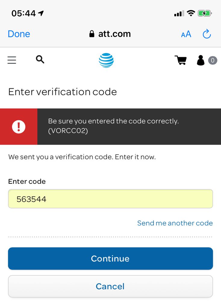 Send verification code