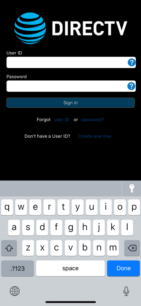 Unable To Log Into DIRECTV App AT T Community Forums