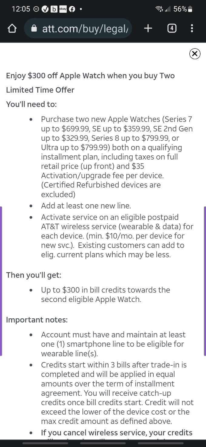 At&t apple watch buy one get one free hot sale