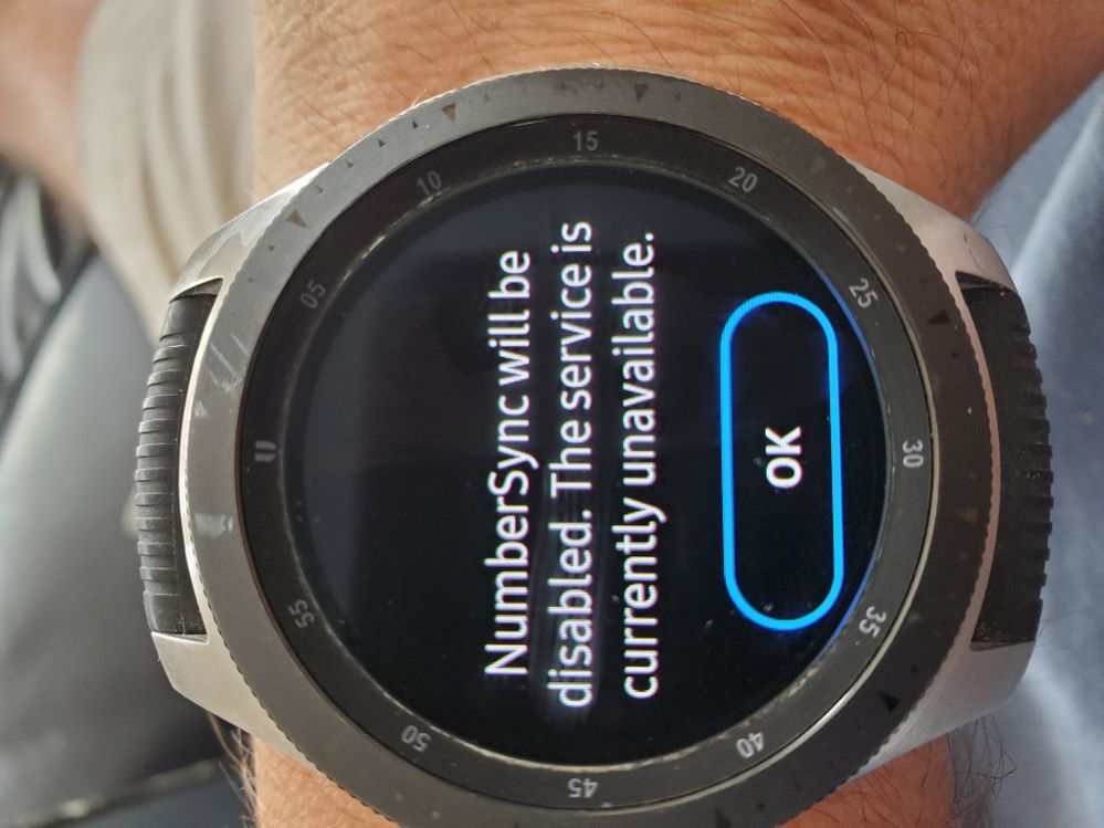 Galaxy watch online numbersync