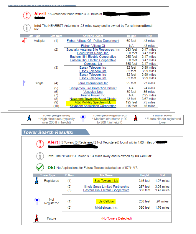 Where Are At T Cell Towers Antennas In My Area At T Community Forums