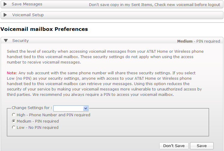 ‎How do I store my voicemail password, to bypass punching it in each