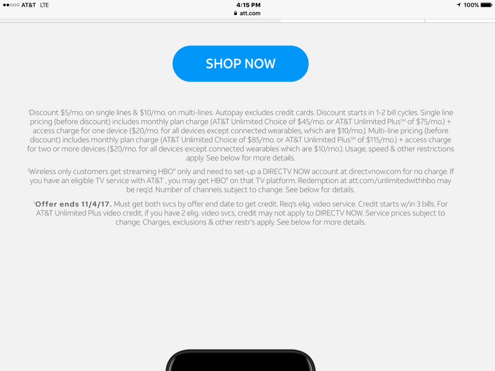 How much does it cost to add discount an apple watch to att