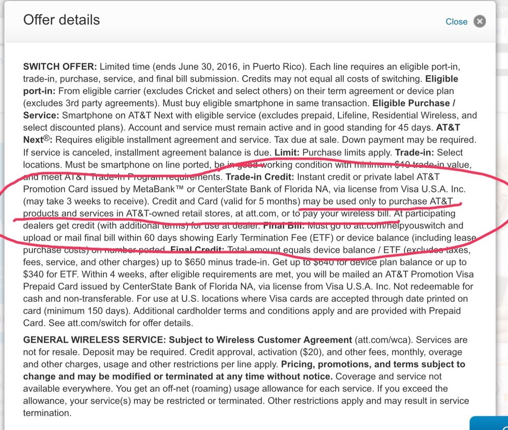 ‎Will att pay my early activation fees from another carrier? AT&T