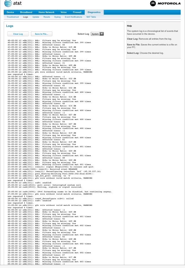 ‎DSL Error Message NAD3302, NAD 2902 This is not resolved AT&T