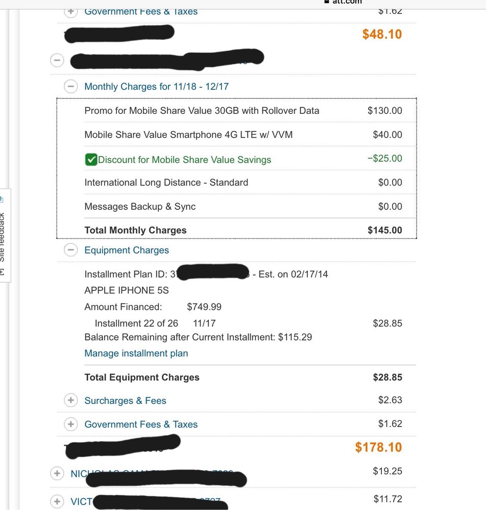 ‎Paying off installment plan | AT&T Community Forums