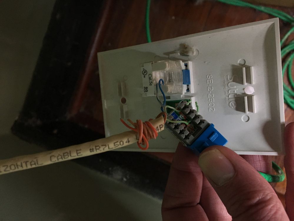 Wiring the wall jack for U-verse | AT&T Community Forums