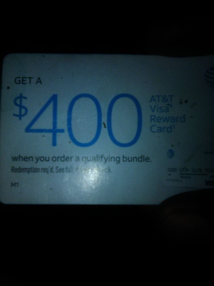 Reward Card AT&T Community Forums